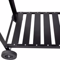 vidaXL BBQ Stand Charcoal Barbecue 2 Wheels Outdoor Pedestal Grill Smoker