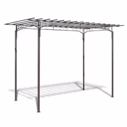 vidaXL Rose Arch Steel Garden Arbor Decoration Gazebos Climbing Plants Support - Additional view 3
