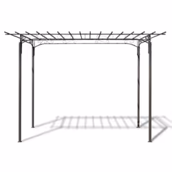 vidaXL Rose Arch Steel Garden Arbor Decoration Gazebos Climbing Plants Support - Additional view 4