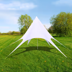 vidaXL Gazebo Hexagon Star Garden Pavilion 14m Patio Party Marquee Canopy Tent