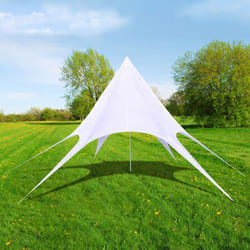 vidaXL Gazebo Hexagon Star Garden Pavilion 14m Patio Party Marquee Canopy Tent