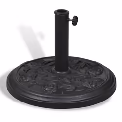 vidaXL Resin Round Parasol Base Outdoor Garden Heavy Duty Umbrella Holder