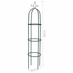vidaXL 2x Garden Arch Tower Outdoor Patio Climbing Plants Support Pergola - Additional view 4
