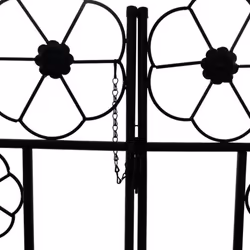 vidaXL Garden Arch Door Climbing Plants Outdoor Patio Arbour Pergola Archway