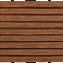 vidaXL 11x WPC Tiles 30x30cm 1mÂ² Brown Water Resistant Floor Decking Boards