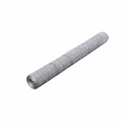 vidaXL Chicken Wire Fence Wire Mesh Roll Wire Fencing Galvanised Steel Silver - silver, 0.5 m