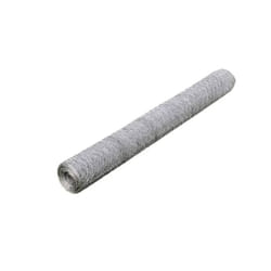 vidaXL Chicken Wire Fence Wire Netting Wire Mesh Panel Steel with PVC Coating - silver, 0.75 m