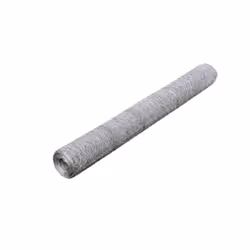 vidaXL Chicken Wire Fence with PVC Coating Wire Mesh Roll Wire Fencing Net - silver, 1 m