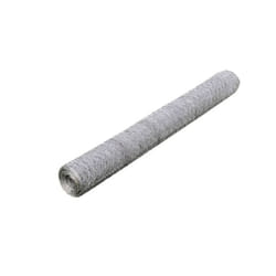 vidaXL Chicken Wire Fence with PVC Coating Wire Mesh Roll Wire Fencing Net - silver, 1 m