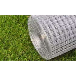 1x10M Chicken Wire Pet Mesh Fence Fencing Coop Aviary Hutches Galvanised Square - Additional view 3