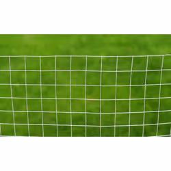 vidaXL Wire Netting Garden Wire Mesh Enclosure Fence Square 0.9mm Galvanised - 10 x 1 m/ 19 x 19 mm