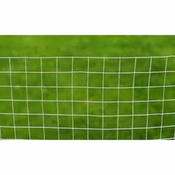 vidaXL Chicken Wire Fence Galvanised Steel Silver Backyard Fencing Barrier