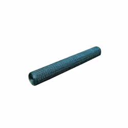 vidaXL Chicken Wire Fence with PVC Coating Wire Mesh Roll Wire Fencing Net - green, 0.5 m