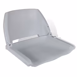 vidaXL Boat Seat Foldable Backrest no Pillow Grey Watercraft Part Canoe Seat