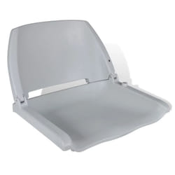 vidaXL Boat Seat Foldable Backrest no Pillow Grey Watercraft Part Canoe Seat