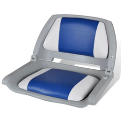 vidaXL Boat Seat Foldable Backrest with Pillow Sailing Accessory Canoe Seat