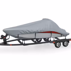 vidaXL Boat Cover Grey (427-488)x173cm Tear-resistant Canvas Canopy Protector