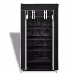 VidaXL 240503 shoe organizer Closed Black - Additional view 6