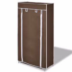 Shoe Storage Rack Wardrobe 5 Tier Shelf Organiser Cabinet Portable Holder Brown