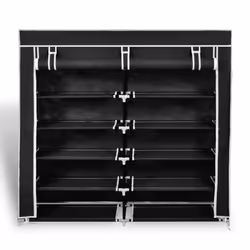 VidaXL 240493 shoe organizer Closed Black