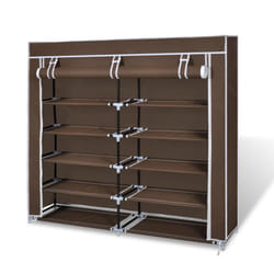 VidaXL 240494 shoe organizer Closed Brown