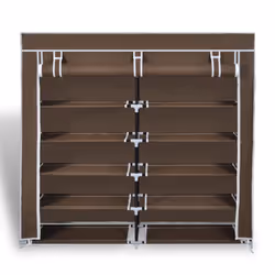 VidaXL 240494 shoe organizer Closed Brown