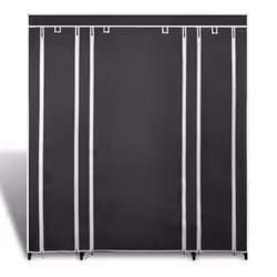 VidaXL 240495 bedroom wardrobe/closet 12 shelves 3 door(s) Black