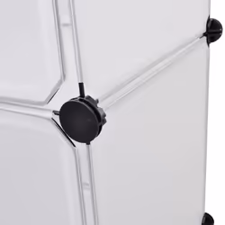 VidaXL 240498 bedroom wardrobe/closet 9 shelves White - Additional view 6