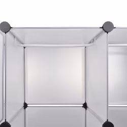 VidaXL 240502 bedroom wardrobe/closet 16 shelves White - Additional view 5