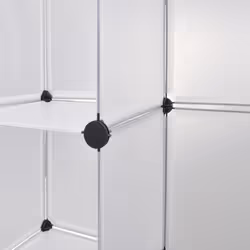 VidaXL 240502 bedroom wardrobe/closet 16 shelves White - Additional view 6