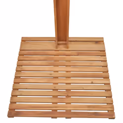 vidaXL Wooden Garden Shower Outdoor Swimming Pool Water Spray Rotatable Nozzle - Additional view 5