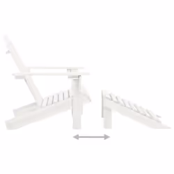 VidaXL 40859 outdoor chair Terrace Padded seat Pinewood White - Additional view 7