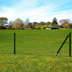 vidaXL Spike Euro Fence Set 25x1.2m Garden Farm Fencing Panel Post Barrier