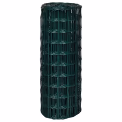 vidaXL Euro Fence 10x1m with Mesh Outdoor Garden Farm Screen Panel Enclosure