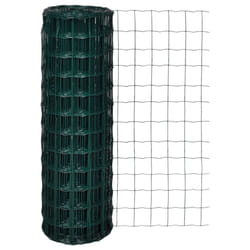 vidaXL Euro Fence 10x1.2m with 100x100mm Mesh Outdoor Screen Panel Enclosure