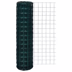 vidaXL Euro Fence 10x1.5m with 100x100mm Mesh Outdoor Screen Panel Enclosure