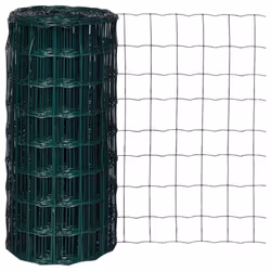 vidaXL Euro Fence 25x0.8m with Mesh Garden Farm Panel Screen Barrier Enclosure