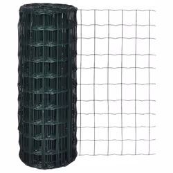 vidaXL Euro Fence 25x1.0m with 100x100mm Garden Mesh Panel Screen Barrier