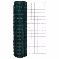 vidaXL Euro Fence 25x1.5m with 100x100mm Garden Mesh Panel Screen Barrier