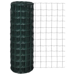 vidaXL Euro Fence Panel Screen Barrier 10x1.2 m with 76x63 mm Mesh Steel Green