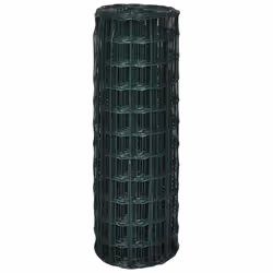 vidaXL Euro Fence Panel 25x1.2m with Mesh Steel Green Screen Barrier Enclosure - Additional view 2