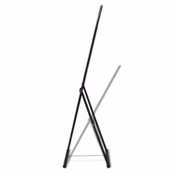 vidaXL Free Standing Floor Mirror Full Length Rectangular Black Bedroom Vanity