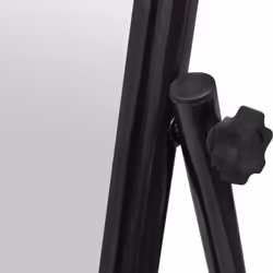 vidaXL Free Standing Floor Mirror Full Length Rectangular Black Bedroom Vanity