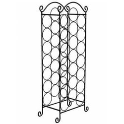 VidaXL 50206 wine rack Floor wine rack 21 bottle(s) Metal Black