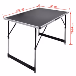vidaXL 3x Pasting Tables Foldable Height Adjustable Home Furniture Desk Stand - Additional view 6