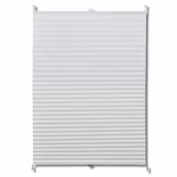 vidaXL Plisse Blind Pleated Roller Window Blind Window Sunscreen Curtain Shade - 40 x 100 cm