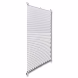 vidaXL Plisse Blind Pleated Roller Window Blind Window Sunscreen Curtain Shade - white, 80 x 200 cm