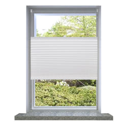 vidaXL Plisse Blind 110x100cm White Pleated Window Curtain Shade Sunscreen
