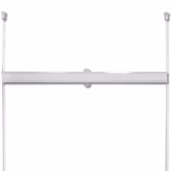 vidaXL Plisse Blind 110x100cm White Pleated Window Curtain Shade Sunscreen