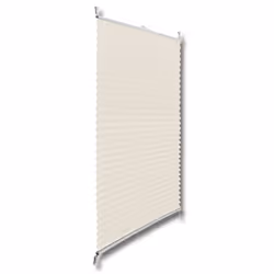 vidaXL Plisse Blind Pleated Roller Window Blind Window Sunscreen Curtain Shade - cream, 100 x 200 cm
